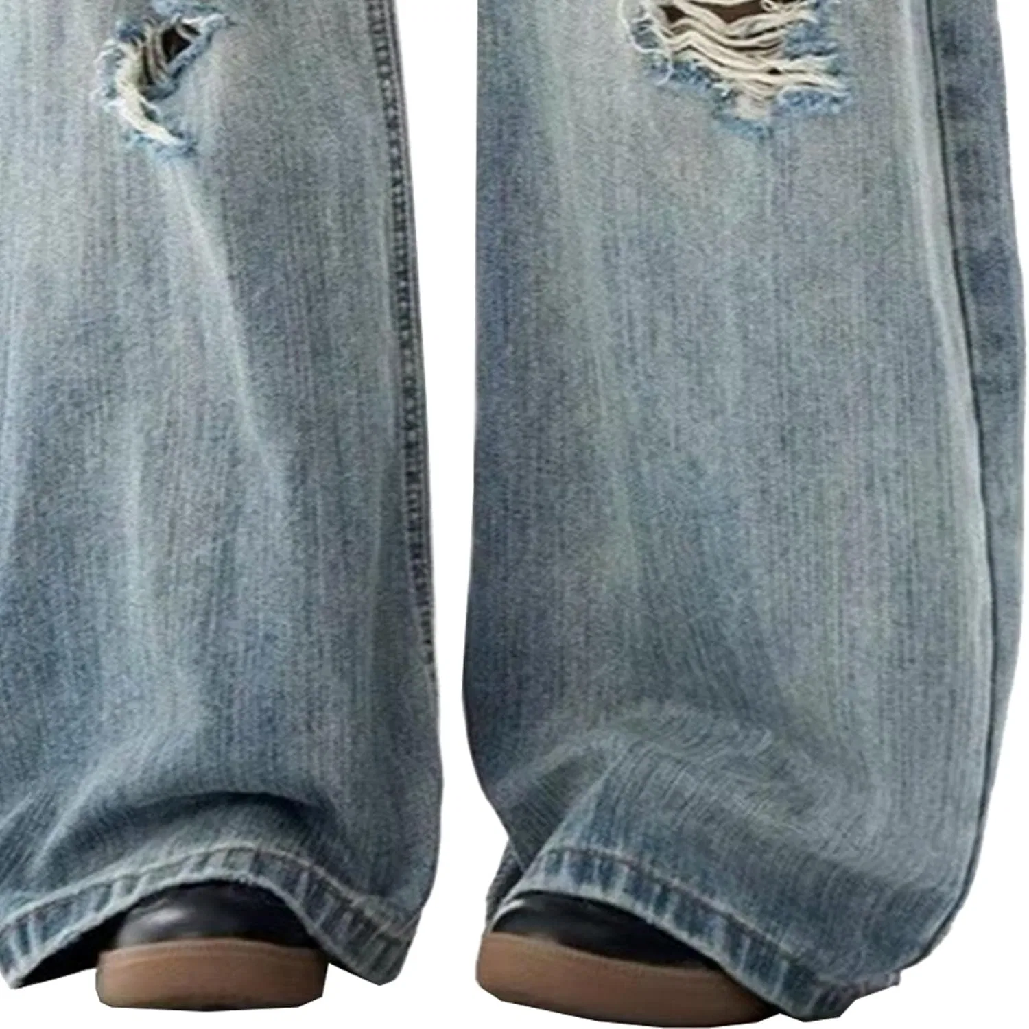 Джинсы свободные Men Regular Fit, синий — фото 3