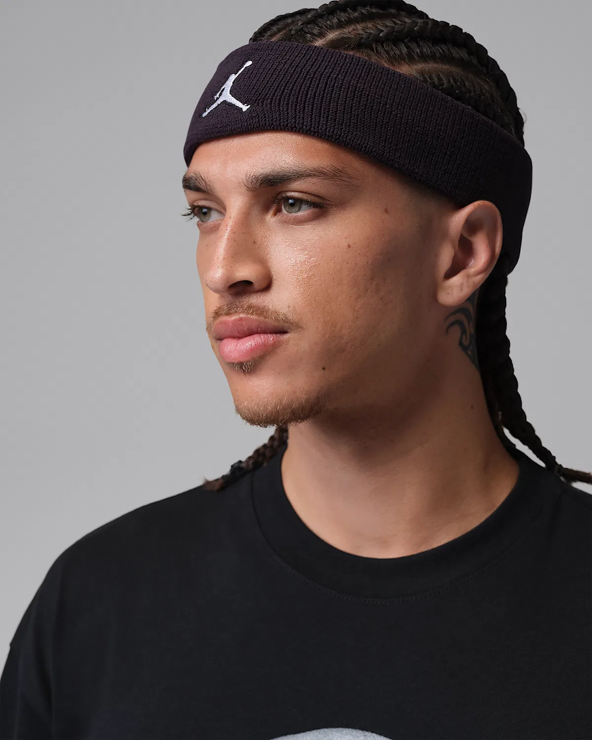Мужская футболка с принтом Jordan Dri-FIT Sport, Black/White — фото 3