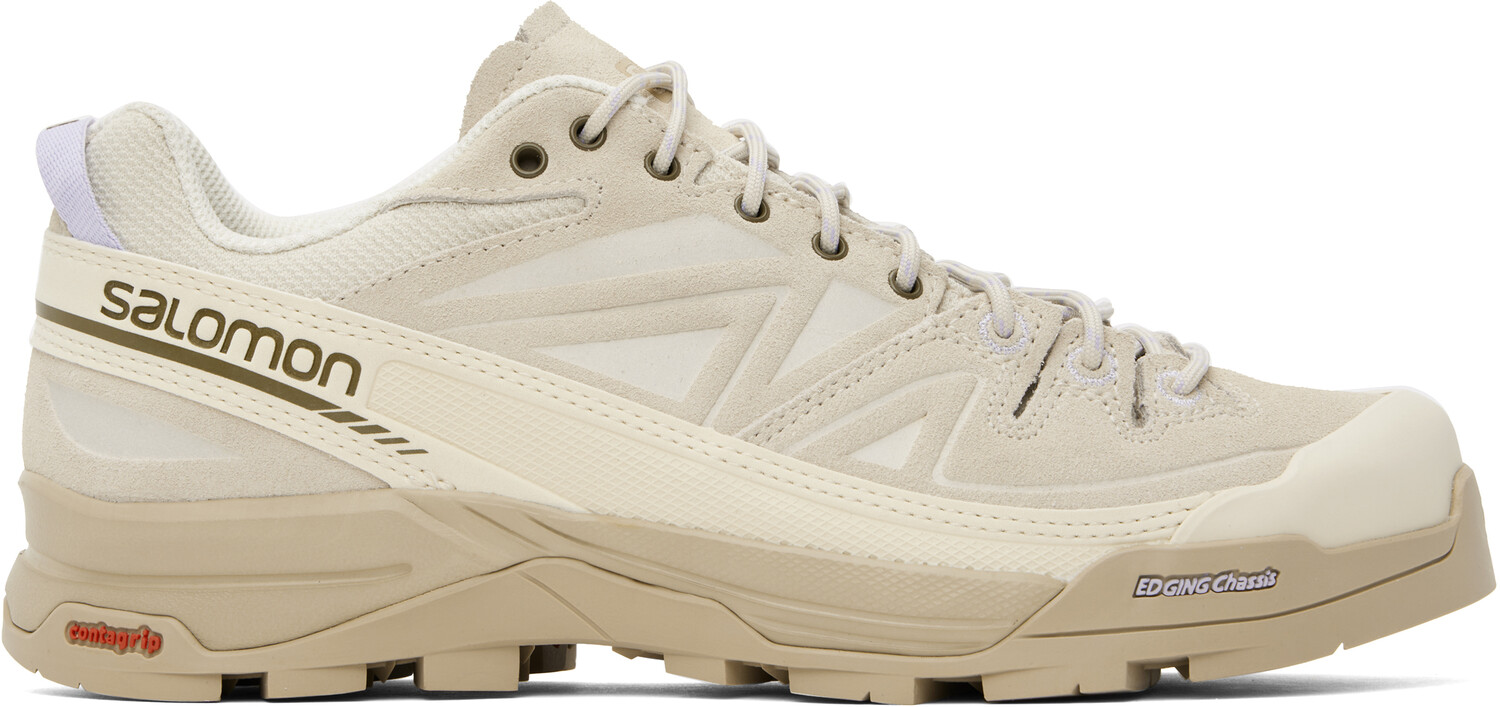

Кроссовки X-Alp из кожи цвета Off-White Salomon, Белый, Кроссовки X-Alp из кожи цвета Off-White Salomon