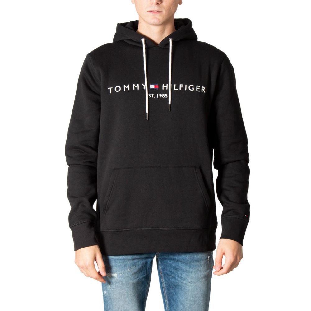

Черный хлопковый свитер Tommy Hilfiger