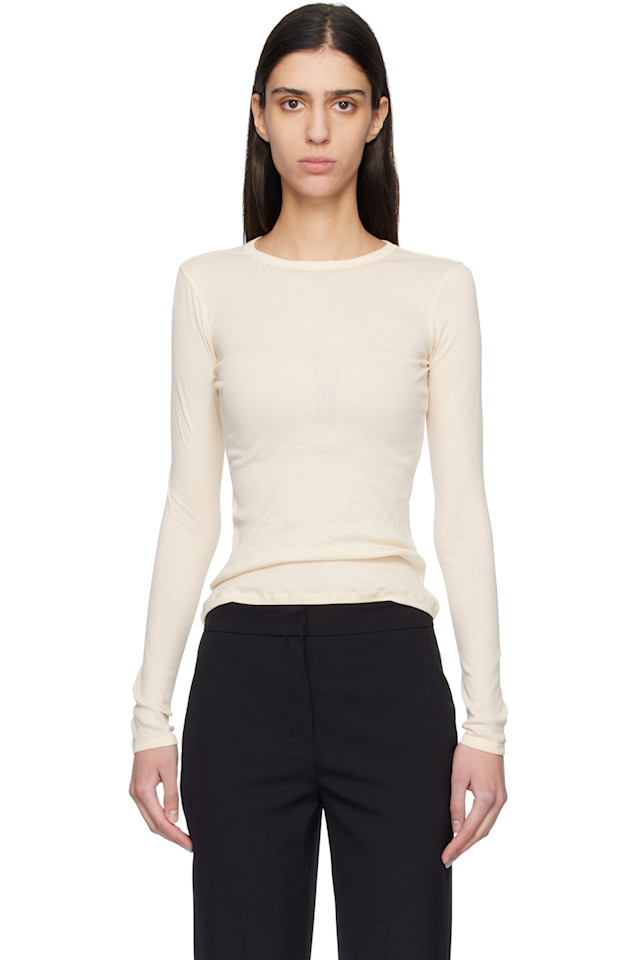 

Flore Flore Футболка с длинными рукавами Off-White Olivia