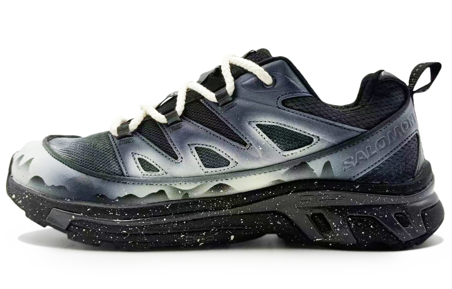 

SALOMON XT 6 амортизирующие, дышащие, легкие низкие туристические ботинки для скалолазания unisex black white blue