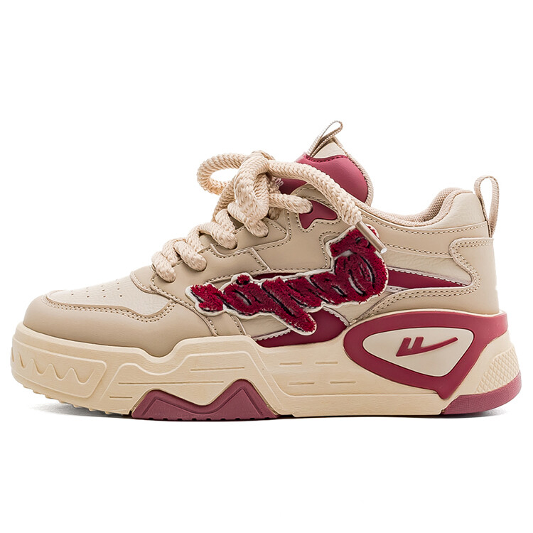 

Кроссовки WARRIOR Lifestyle Shoes Women's High-top Khaki Red, красный