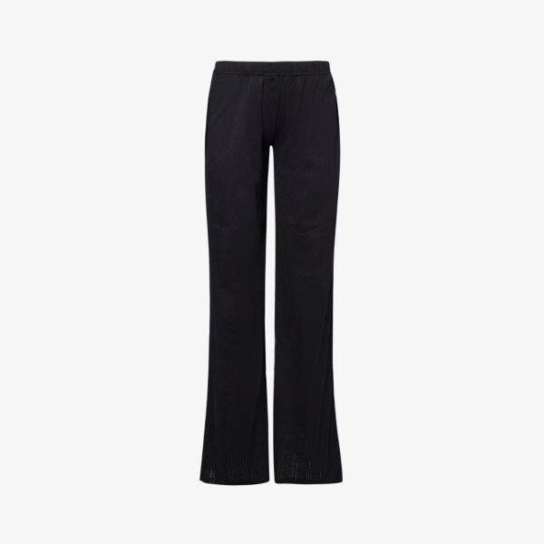 

Пижамные брюки свободного кроя Pointelle из органического хлопка Cou Cou Intimates, черный