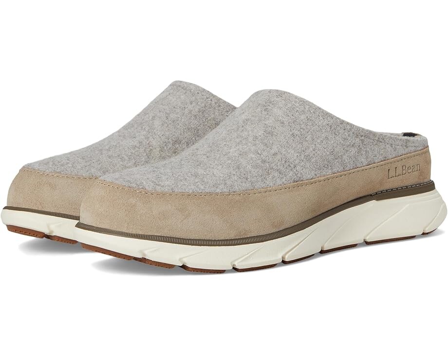 

Шлепанцы L.L.Bean Downeast Clog Wool, желто-коричневый