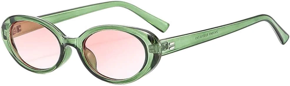 

Модные маленькие овальные солнцезащитные очки для женщин, классический винтаж, мужские солнцезащитные очки UV400, женские солнцезащитные очки KTUCN, Green Pink