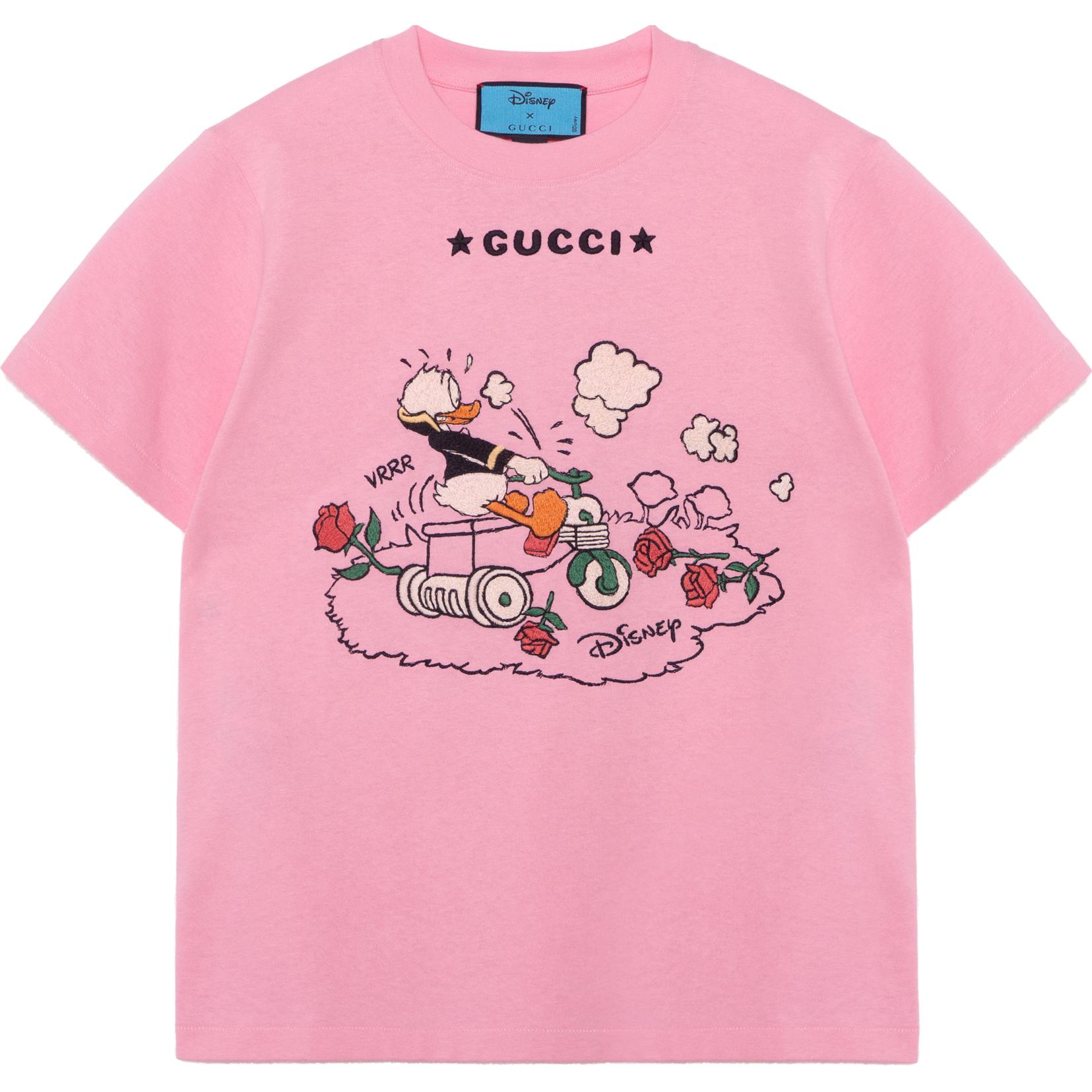 

Футболка Disney X женская розовая Gucci