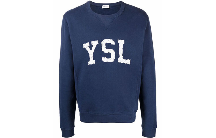 

SAINT LAURENT Мужская толстовка, цвет Blue