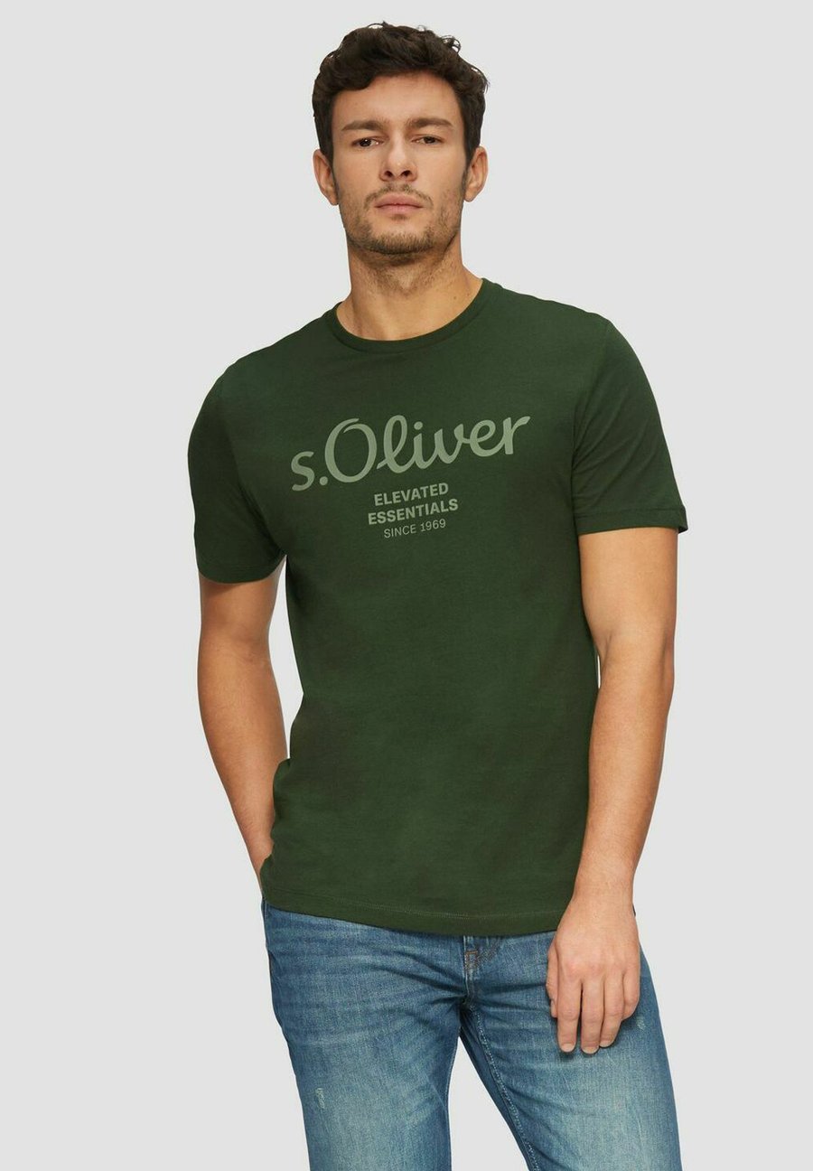 

Футболка s.Oliver Print T-shirt, Dunkelgrun/Dark Green, Зеленый, Футболка s.Oliver Print T-shirt, Dunkelgrun/Dark Green