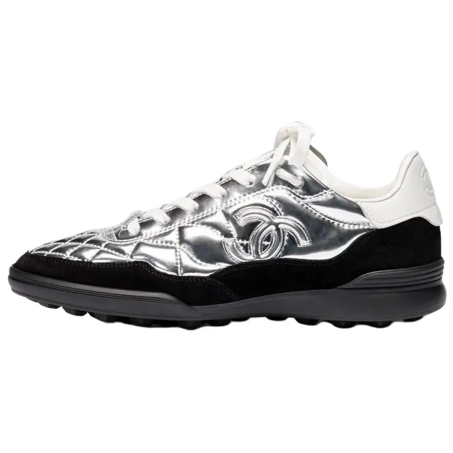 CHANEL Кроссовки COCO NEIGE Series 25N низкие повседневные женские silver