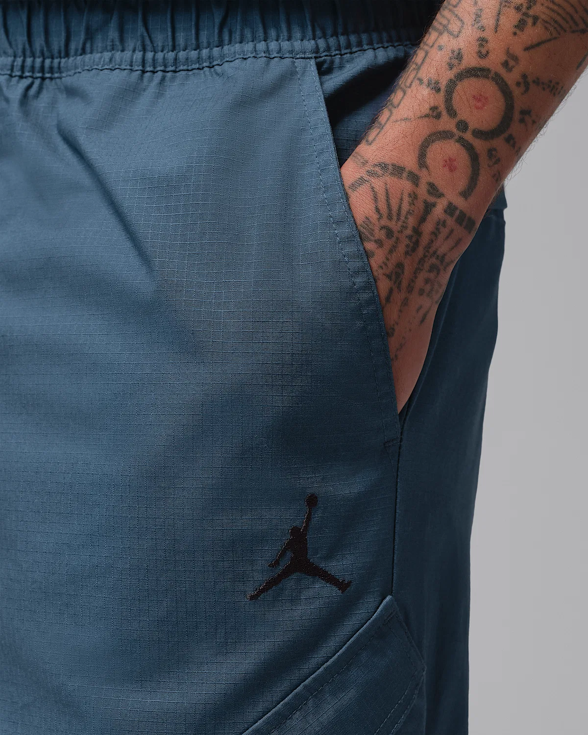 Мужские утилитарные штаны Jordan Flight, Squadron Blue/Black — фото 4