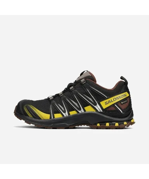 Мужские/женские кроссовки Salomon XA PRO 3D GTX для активного отдыха чёрные — фото 4