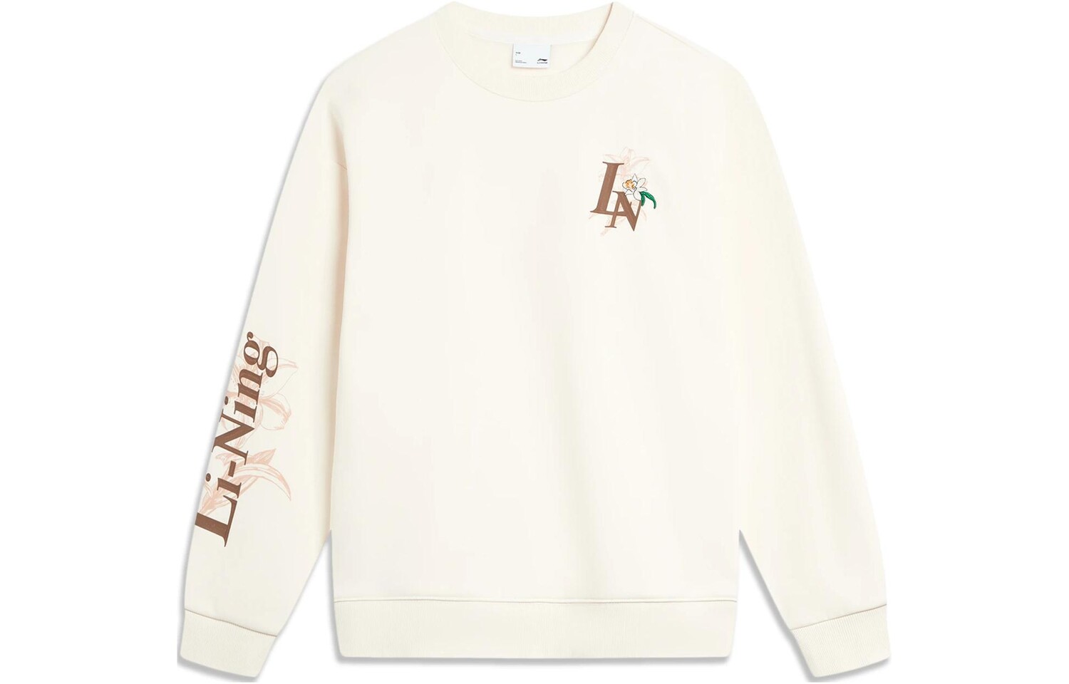 

Li Ning ПОДКЛАДКА Женская толстовка, От белого