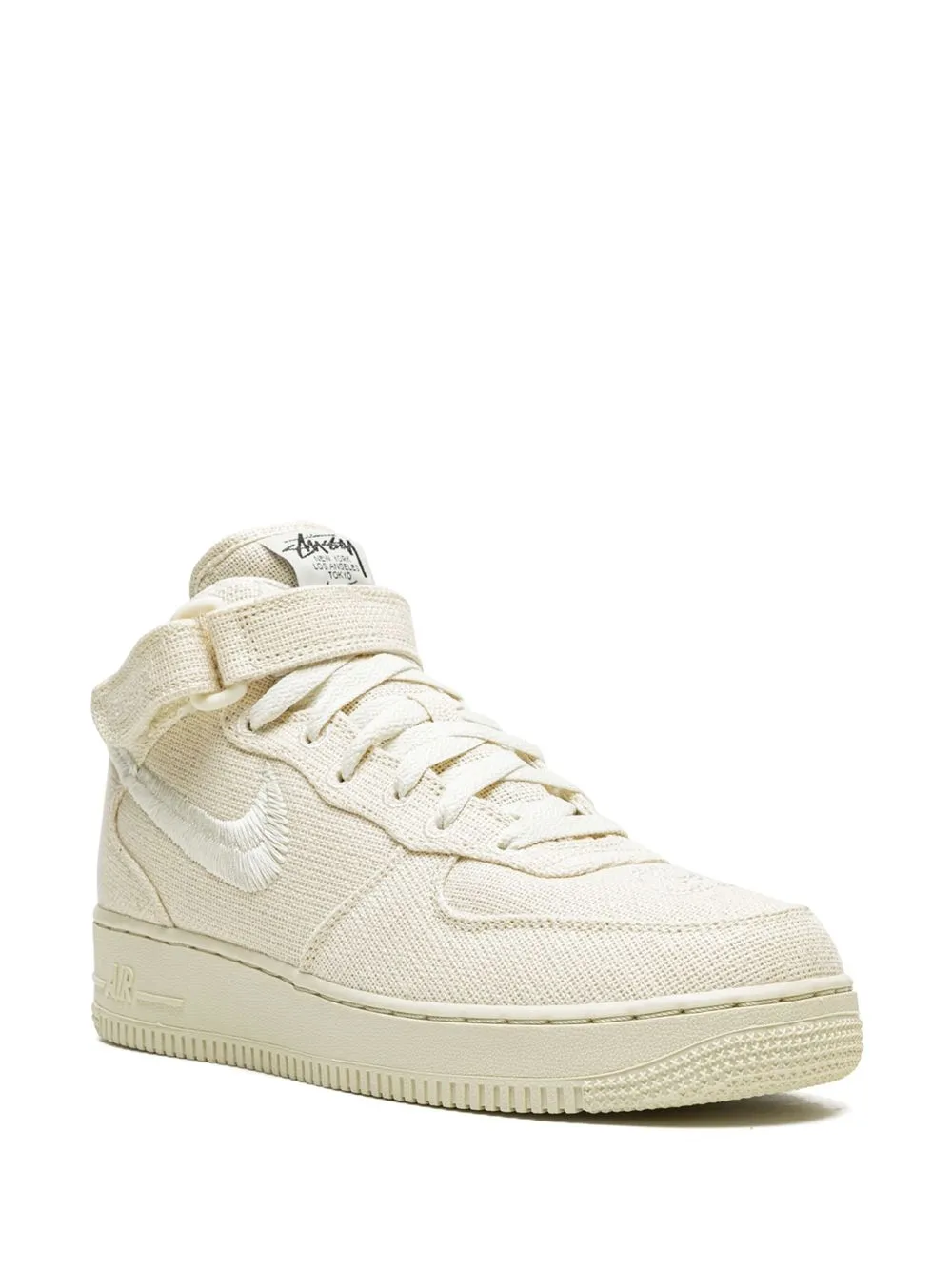 Кроссовки Air Force 1 Mid из коллаборации со Stussy Nike, нейтральный — фото 2