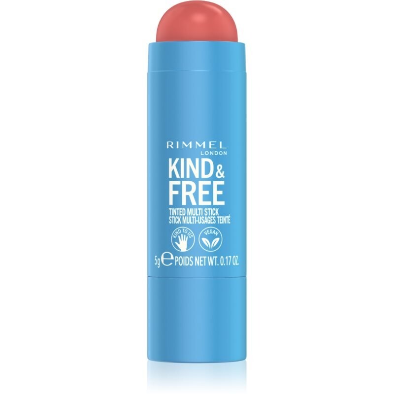 

Rimmel Kind & Free многофункциональная косметика для макияжа глаз, губ и лица оттенок 001 Caramel Dusk 5 г