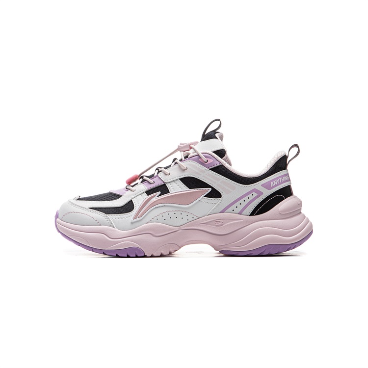 

Износостойкие низкие детские кроссовки для повседневной жизни LINING YOUNG, черный