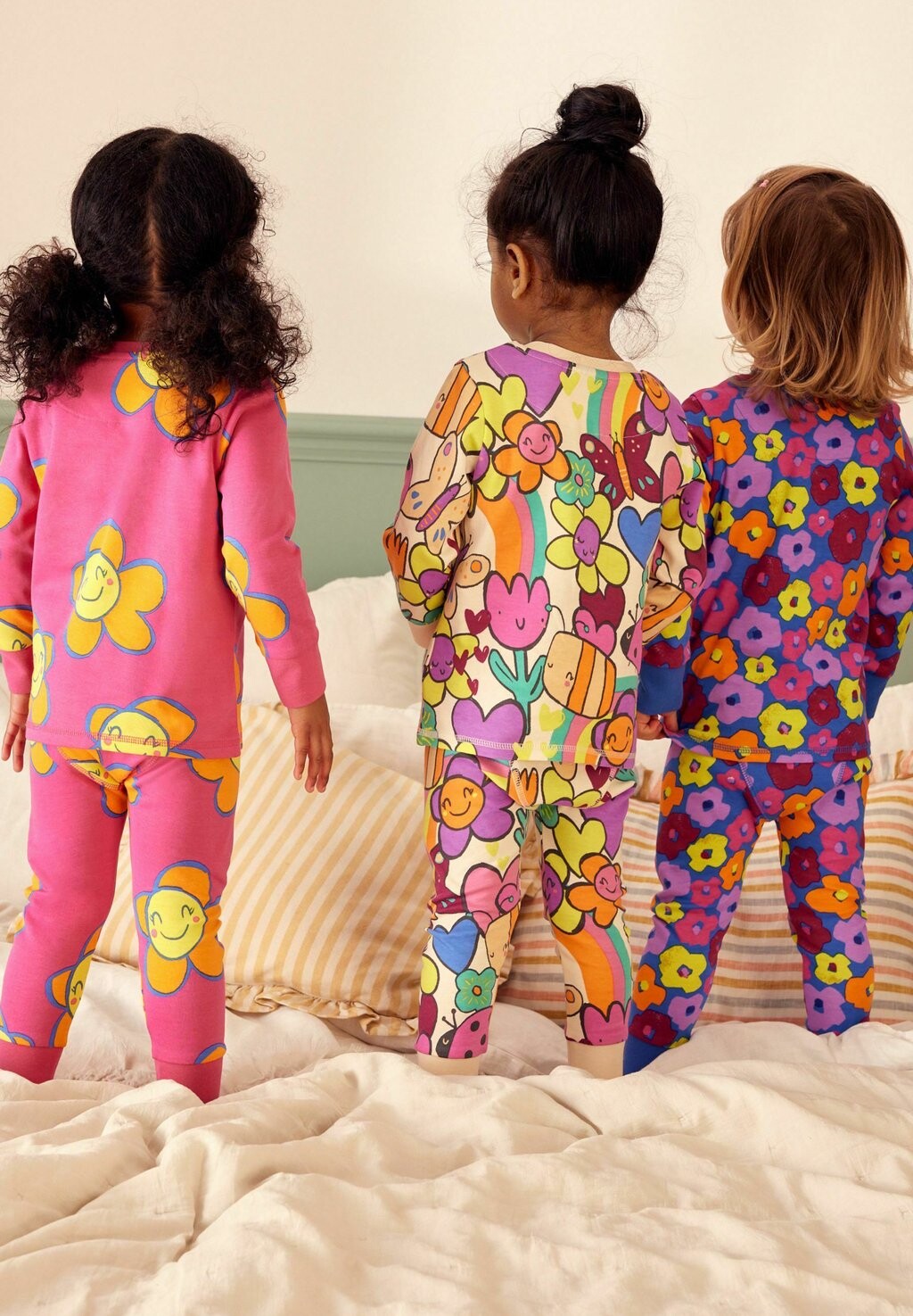 

Пижамный комплект PRINTED 3 PACK REGULAR FIT Next, розовый