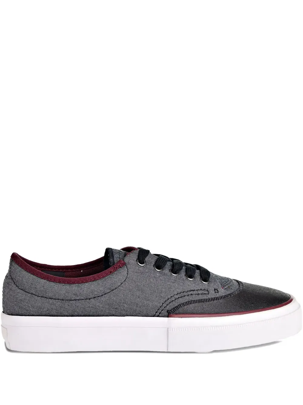 Красные оксфордские кроссовки "черного цвета" Converse