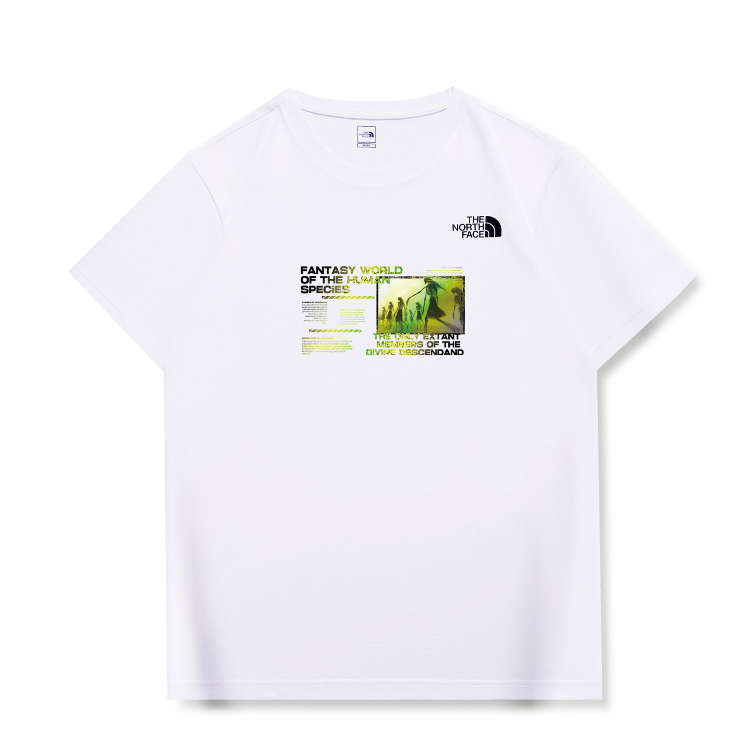 

THE NORTH FACE Футболка унисекс белая, Белый, THE NORTH FACE Футболка унисекс белая