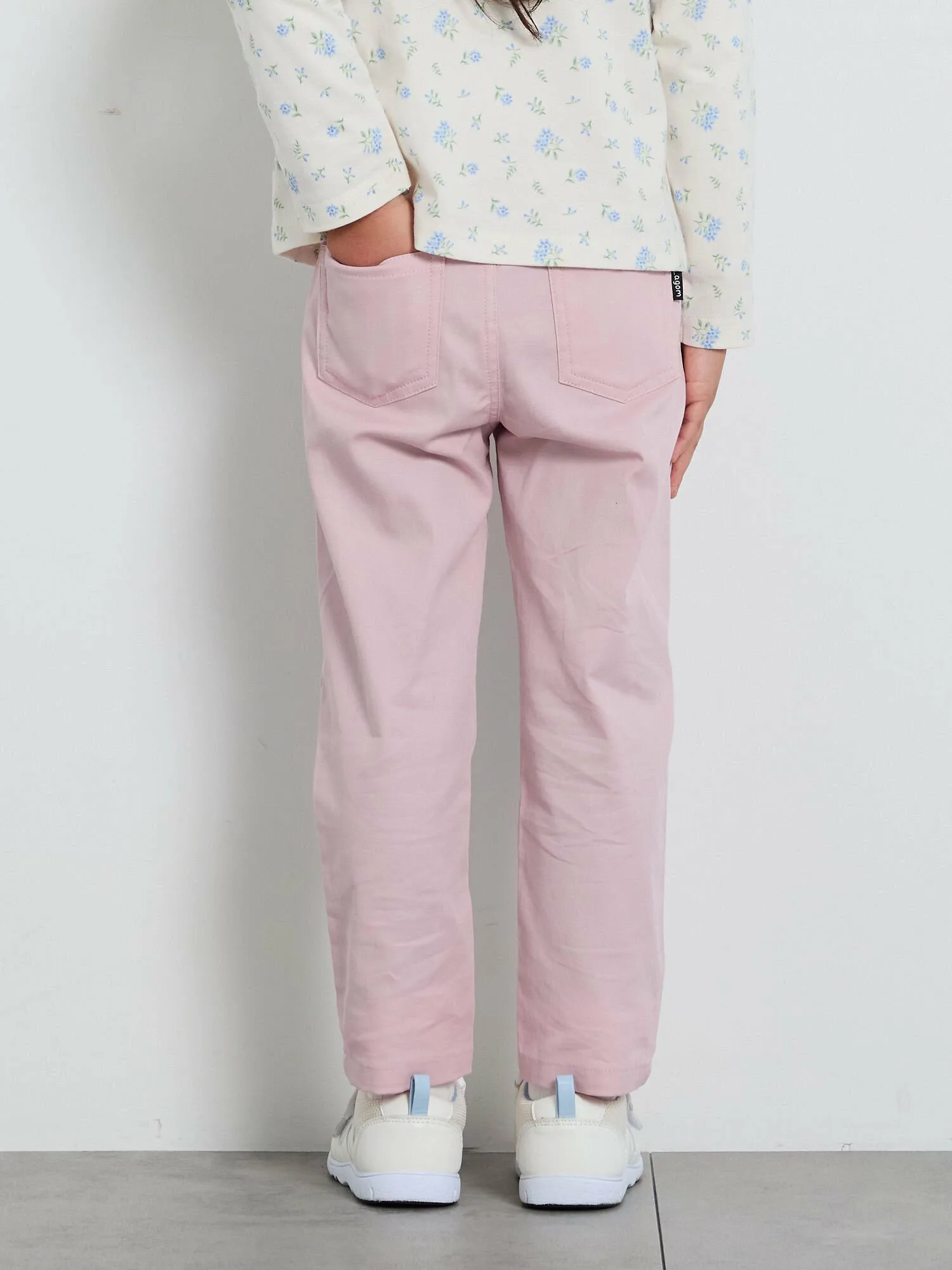 Брюки из эластичной саржи Samansa Mos2 Lagom, pink