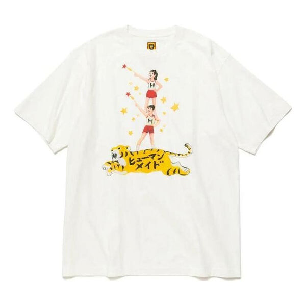 

Футболка x krispy kreme graphic long sleeve t-shirt 'white' Human Made, белый