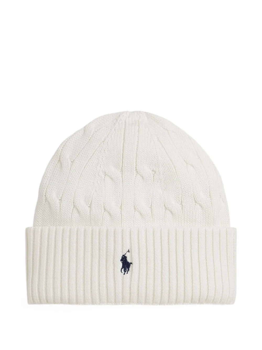 

Шапка бини фактурной вязки POLO RALPH LAUREN KIDS, белый