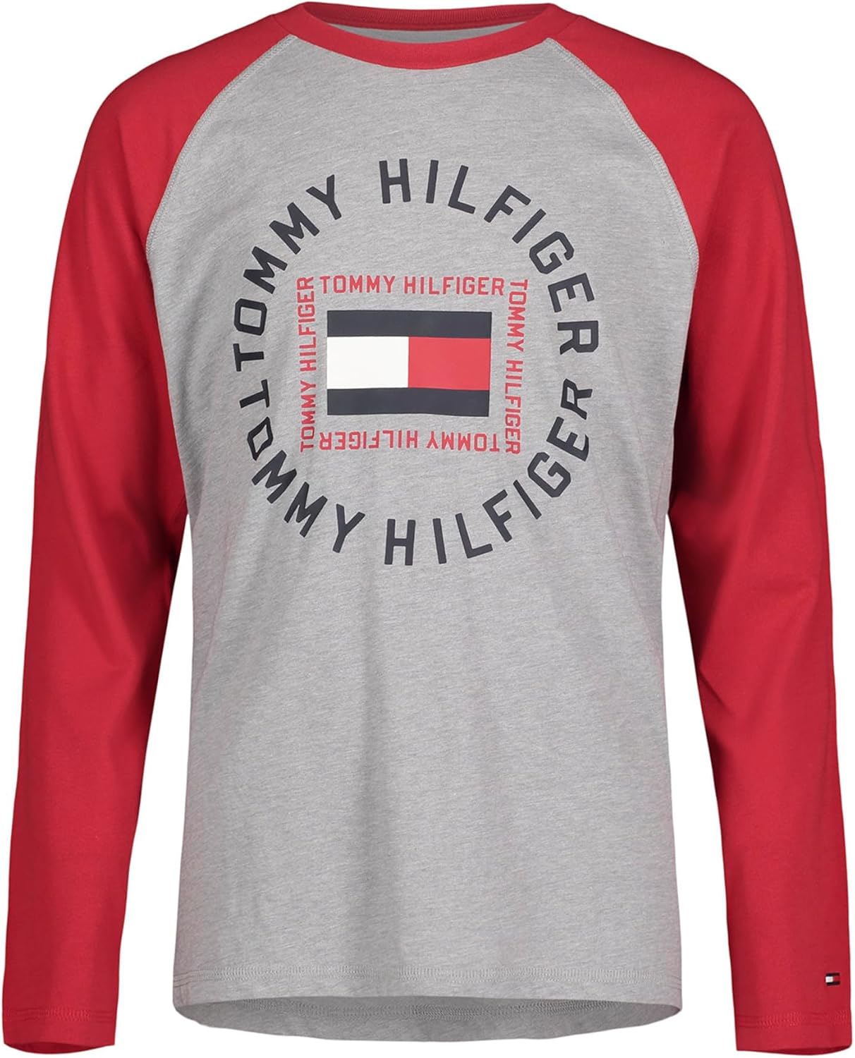 

Футболка Tommy Hilfiger Surrounded для мальчиков с длинными рукавами (для малышей), Grey Heather
