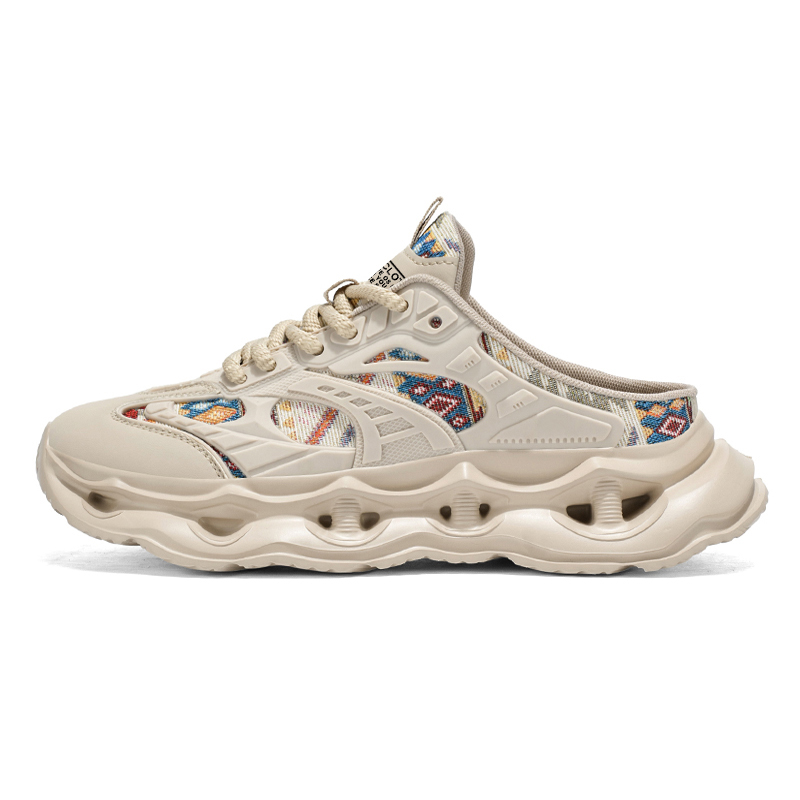 

Мужские сандалии с закрытым носком, устойчивые к истиранию и запаху YIVELOVE, Apricot