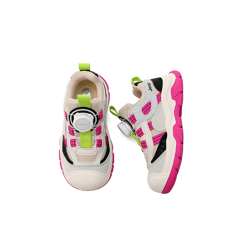 Кроссовки Jeep Kids Lifestyle Shoes Kids Low-top Rice/Plum Red, красный — фото 4