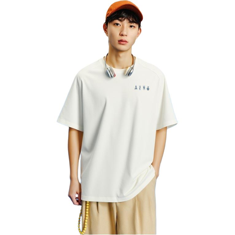 

Мужская футболка из коллекции для бега и баскетбола Anta, vanilla белый