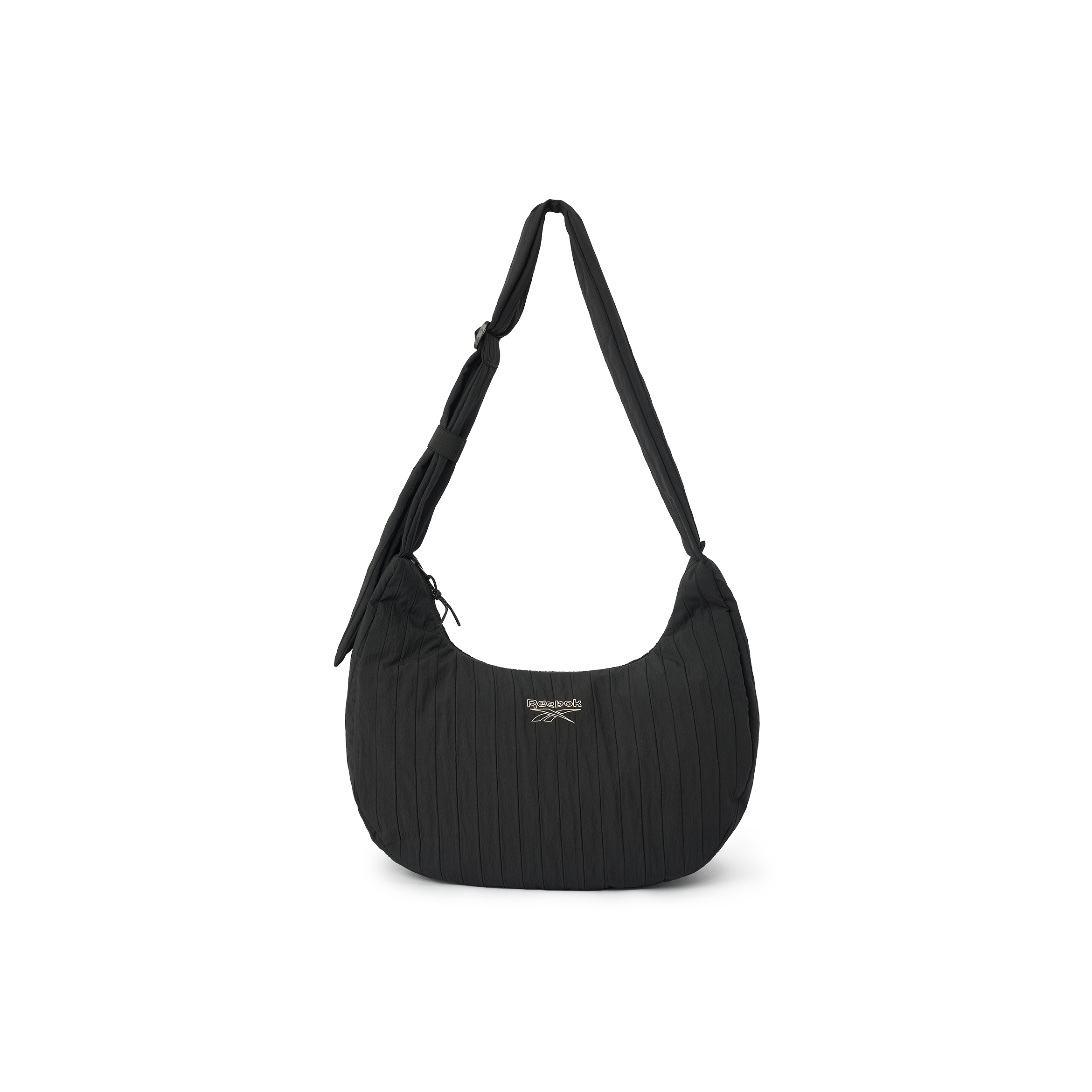 

Reebok Тканевая сумка через плечо, сумка-мессенджер, сумка-полумесяц, женская, цвет экрю/черный/хаки