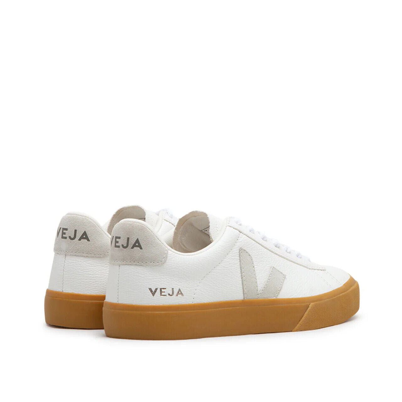 Кроссовки Veja Campo CP0503147A женские белые с резиновой подошвой из хромфри кожи удобные — фото 4