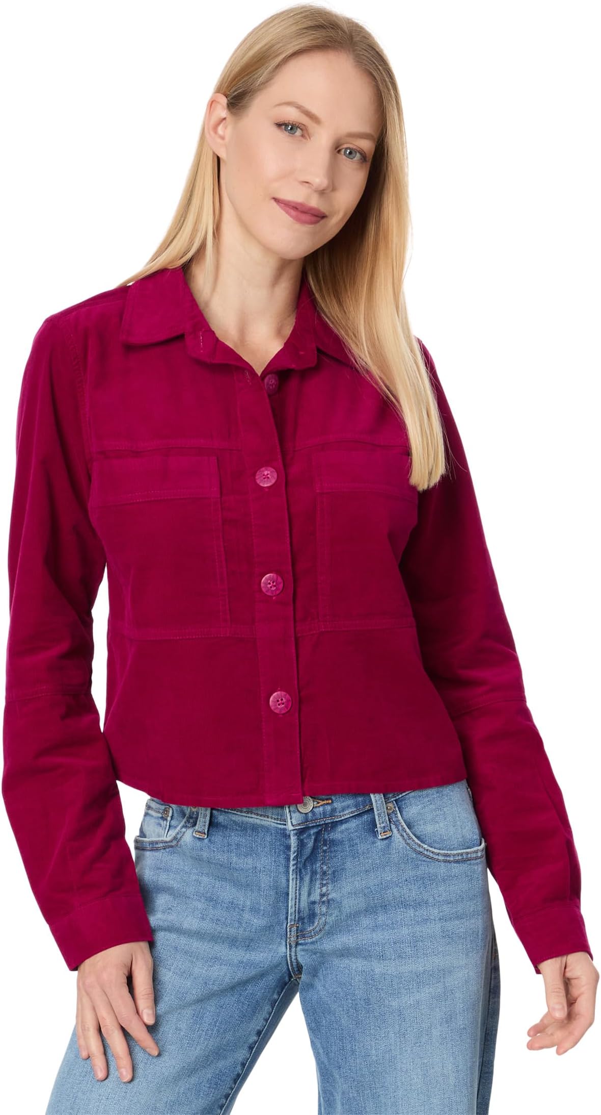 

Куртка KUT from the Kloth Zinnia - Jacket with Patch Pockets, цвет Fuchsia