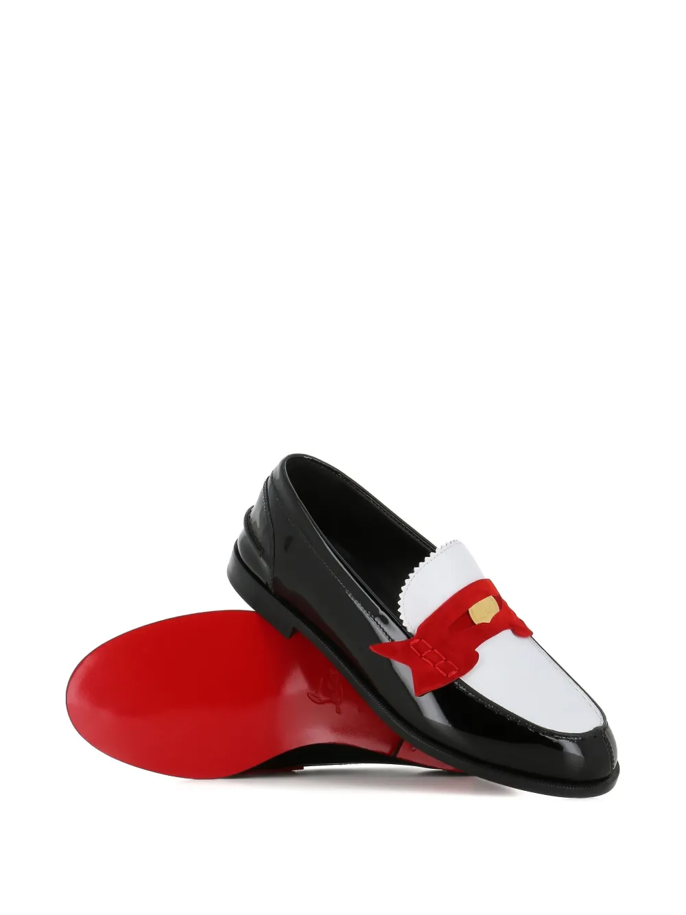 Лакированные лоферы Penny Donna Christian Louboutin, черный — фото 4