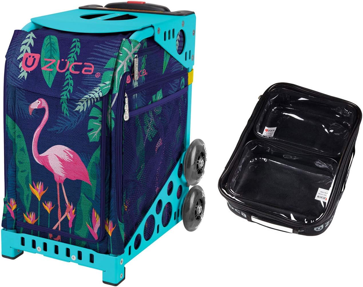 

Спортивная сумка Zuca - Flamingo с подарочными пакетами: один большой и два маленьких (бирюзовая оправа), Зеленый, Спортивная сумка Zuca - Flamingo с подарочными пакетами: один большой и два маленьких (бирюзовая оправа)