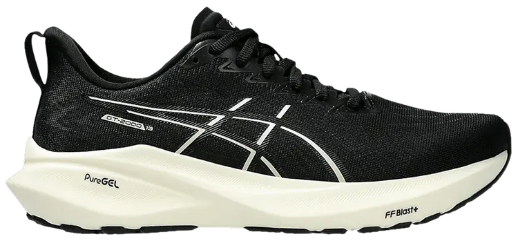 Кроссовки ASICS Wmns GT 2000 13 Narrow 'Black White', черный