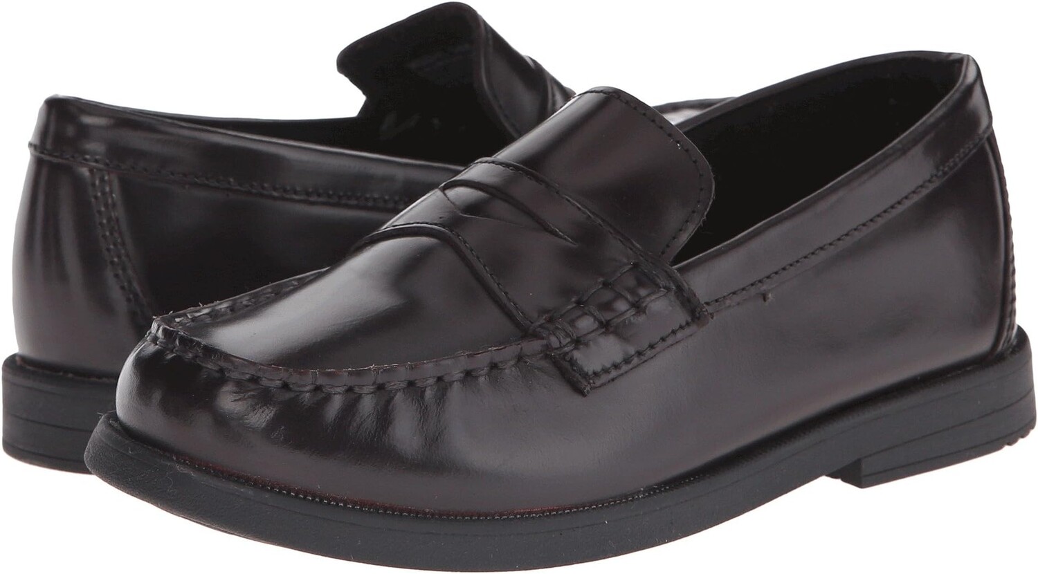 

Лоферы Croquet Penny Loafer Jr. Florsheim, цвет Burgundy