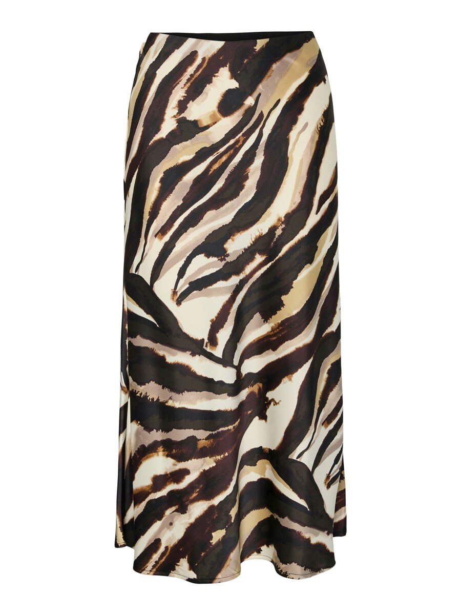 

Миди юбка YAS YASPELLA, Cream/Kitt/Sand