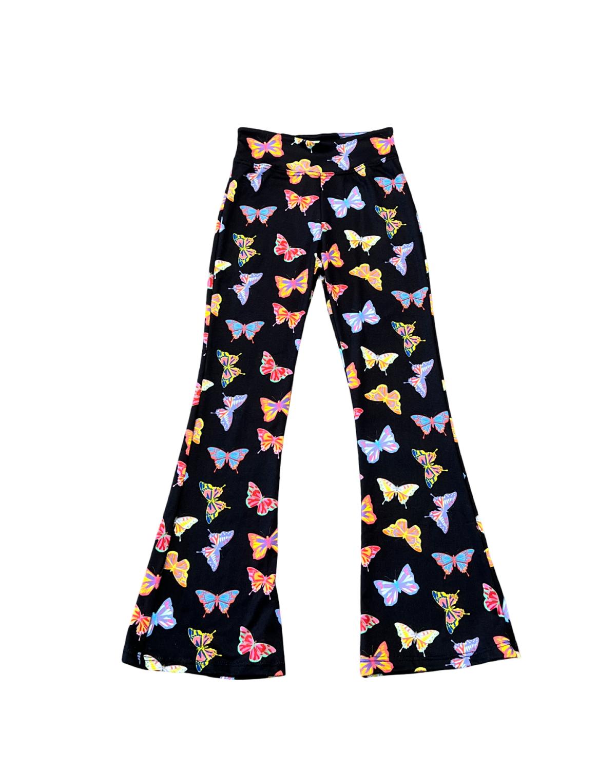 

Dori Creations Детские леггинсы с расклешенной юбкой и бабочками, разноцветные