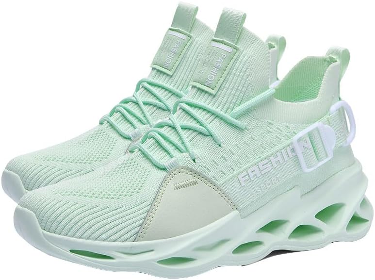 

Мужские кроссовки для бега с нескользящей подошвой, для тенниса и ходьбы, стиль Blade, модные спортивные кроссовки для тренировки и зала Odipon, зеленый