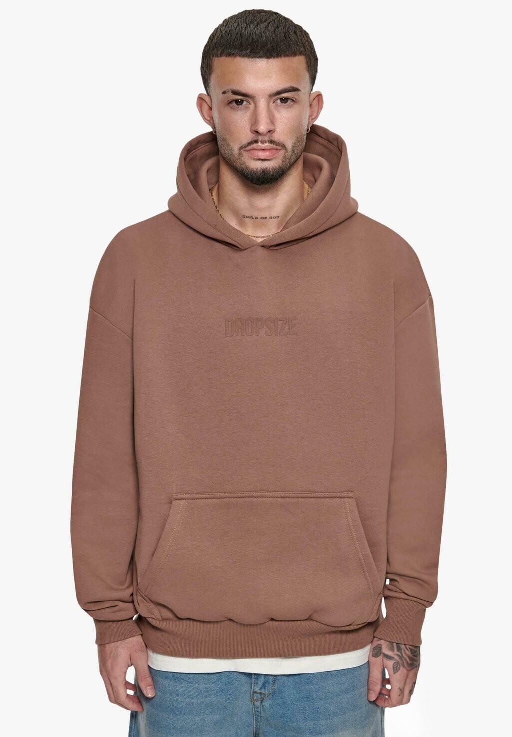 

Толстовка CENTER Dropsize, цвет brown