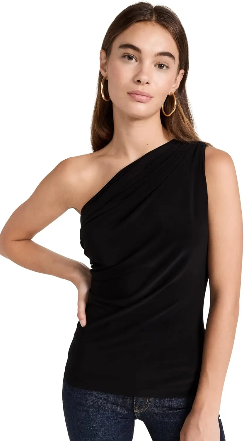 

Norma Kamali женская крестьянская блуза с одним плечом