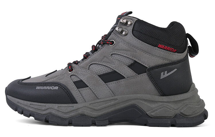 

Кроссовки мужские Lifestyle Shoes Men High-Top Gray Black Warrior