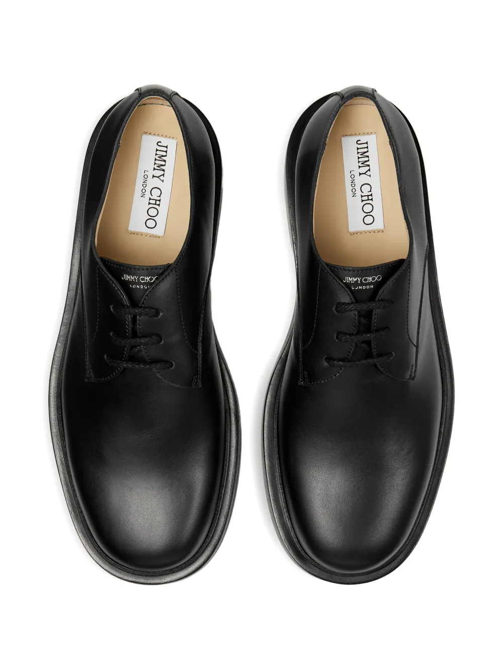 Туфли дерби Rowan на шнуровке JIMMY CHOO, черный — фото 4