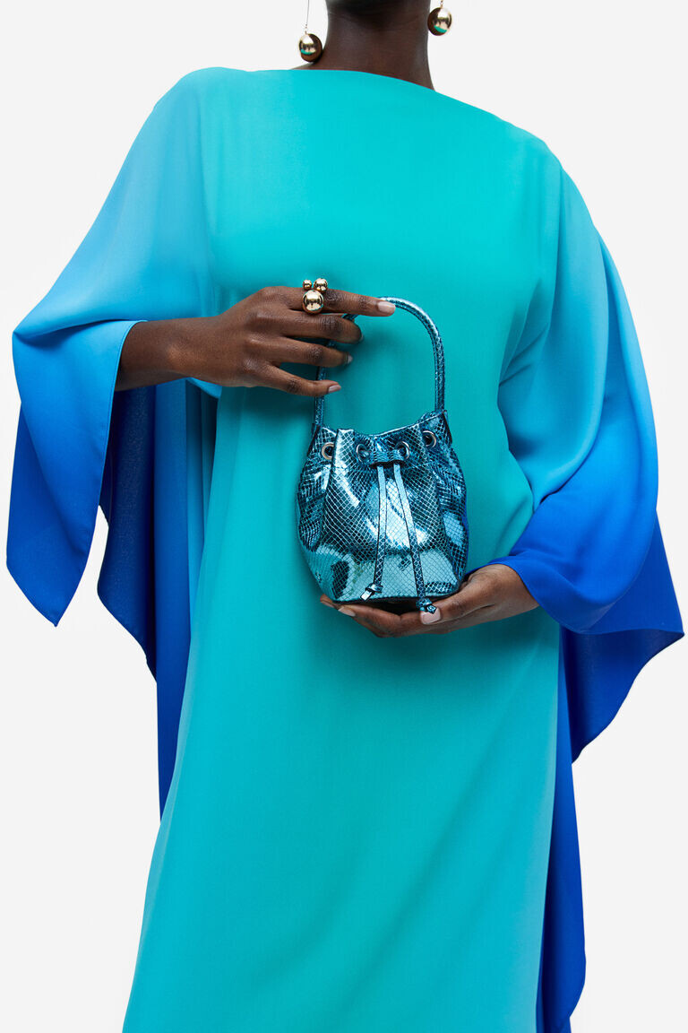 

Сумка-ведро H&M, бирюзовый
