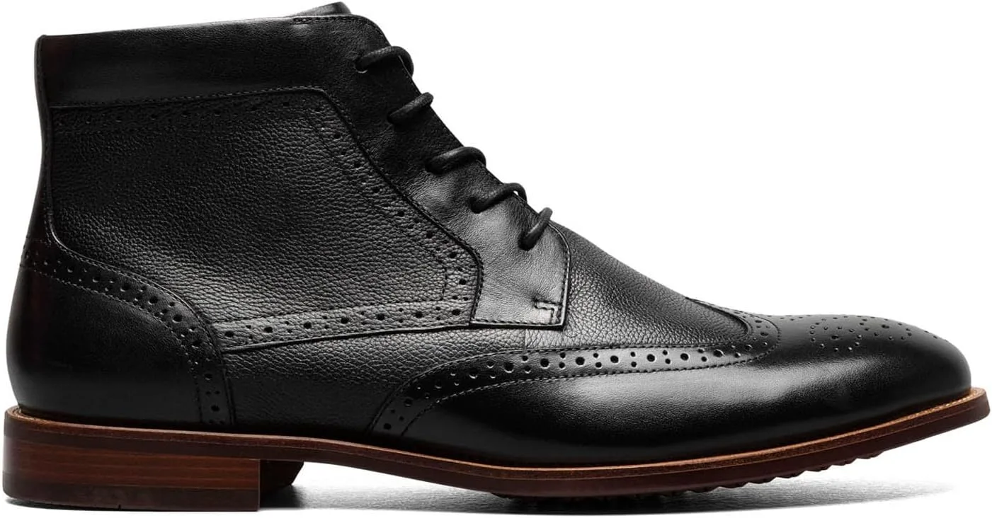 Мужские ботинки Florsheim Rucci с перфорацией. Модные ботинки, черный — фото 3
