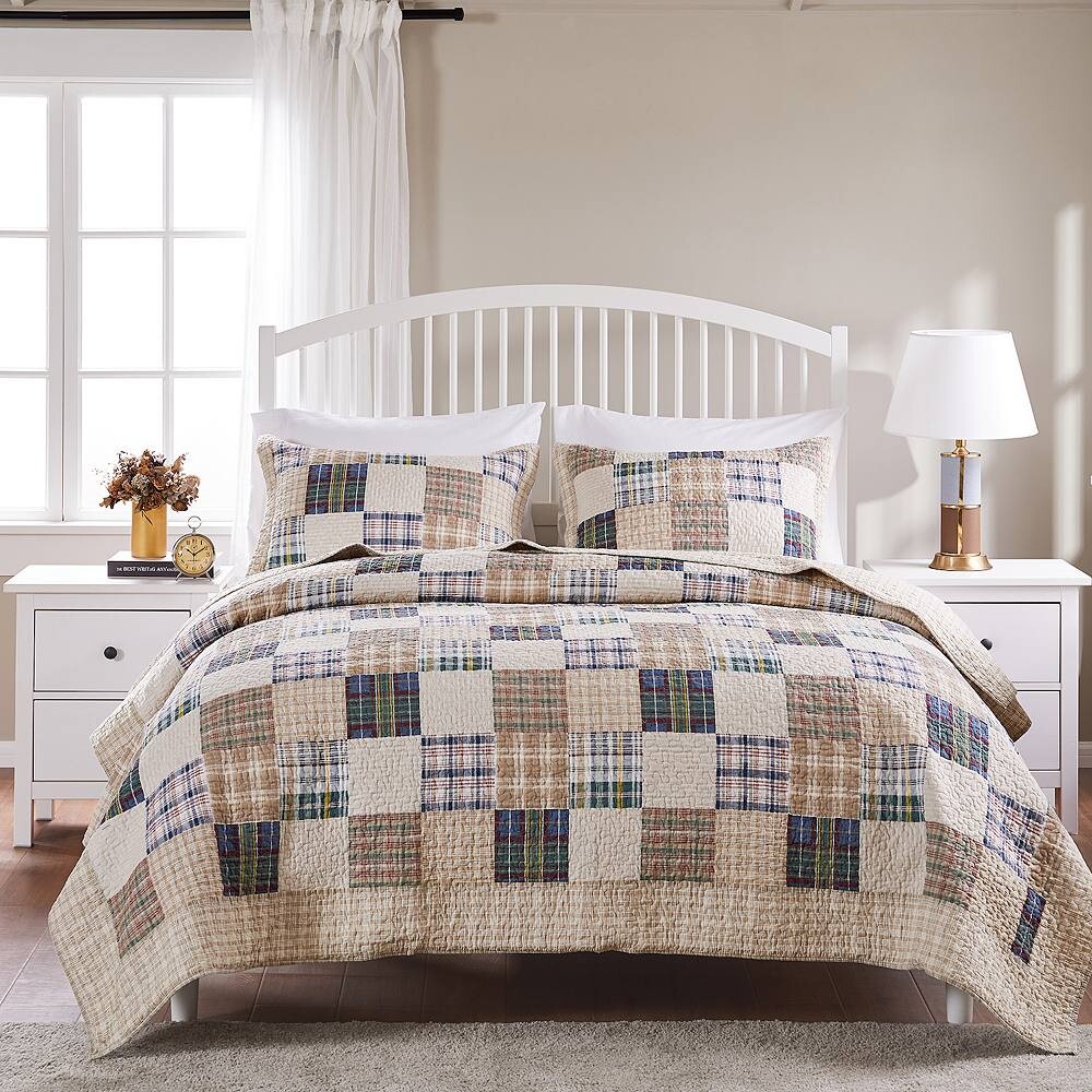 

Оксфордский комплект одеял Greenland Home Fashions, бежевый