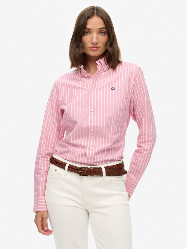 

Стройная оксфордская рубашка с длинными рукавами на пуговицах Superdry, Broker