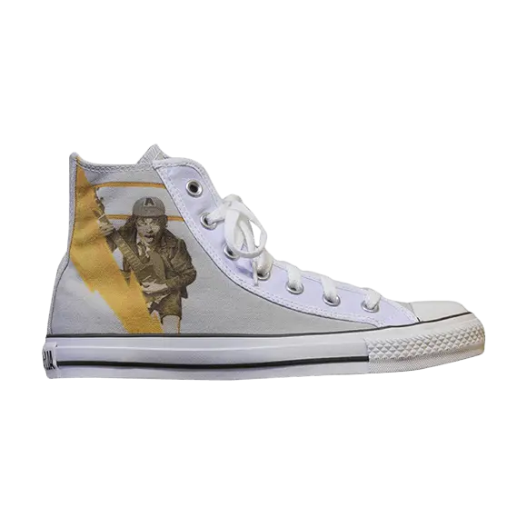 

Кроссовки Converse AC/DC x Chuck Taylor All Star Hi Top 'Natural Blue', желто-коричневый