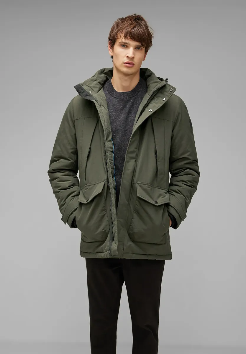 

STREET ONE МУЖСКАЯ парка, с капюшоном, с карманом Street One Men, зеленый
